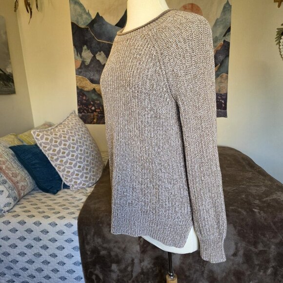 Ellen Tracy Oatmeal Knit Sweater S ✨ Cozy Neutral - Picture 8 of 13